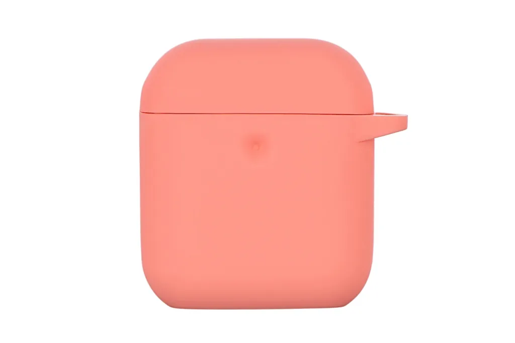 2Е case for AirPods (Gen 1-2, 2016-2019), Pure Color Silicone (3.0mm), Rose pink