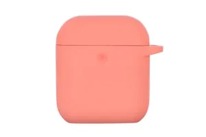 2Е case for AirPods (Gen 1-2, 2016-2019), Pure Color Silicone (3.0mm), Rose pink