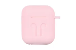 Чехол 2Е для AirPods (Gen 1-2, 2016-2019), Pure Color Silicone Imprint (3.0mm), розовый светлый