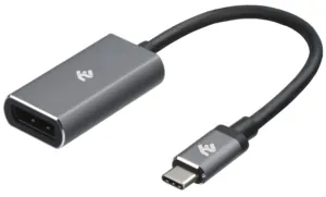 2E Adapter USB-C > DisplayPort, 0.2m, grey