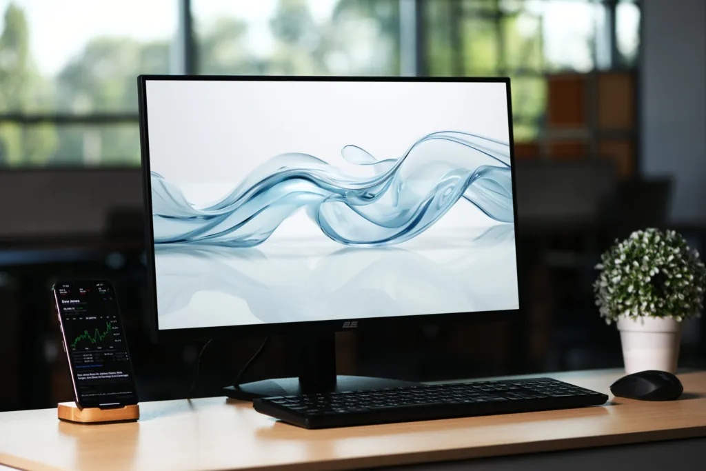 Монитор 2E 23.8″ E2424B D-Sub, HDMI, VA, 100Hz, FreeSync