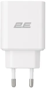 Зарядное устройство сетевое 2E 18Вт USB-A QC, белый