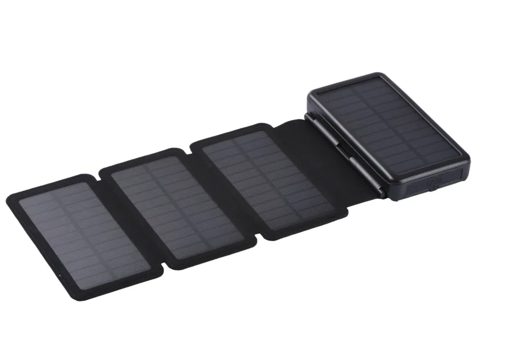 2E Power Bank Solar 20000mAh Black