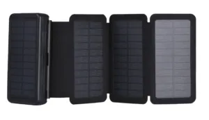 2E Power Bank Solar 20000mAh Black