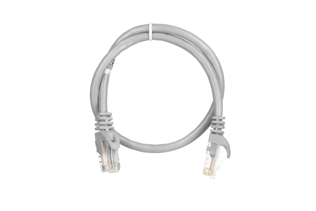 Патч-корд 2E САТ 6, UTP, 0.50м, 26AWG, RJ45, 7/0.16, Cu, PVC, сірий