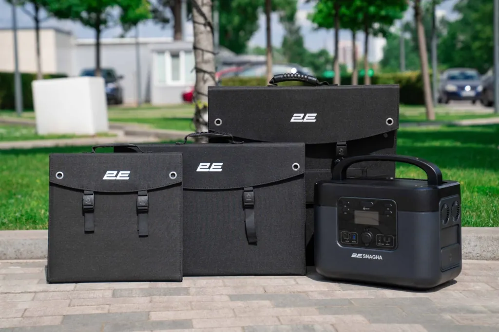 Портативна сонячна панель 2E, DC 120 Вт, USB-С 18 Вт, USB-A 24 Вт