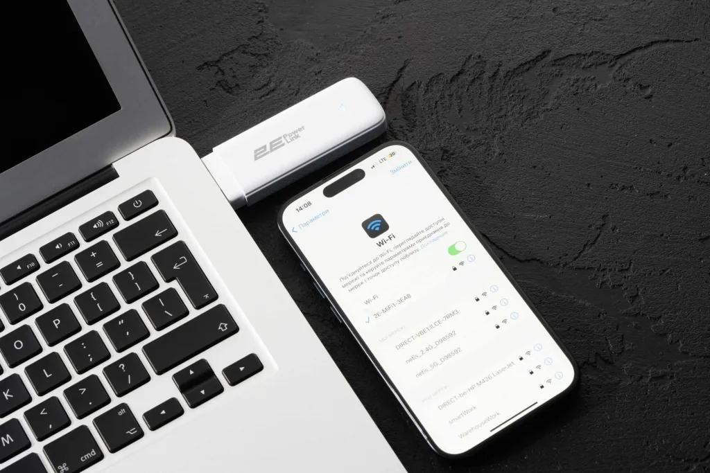 Мобільний маршрутизатор 2E PowerLink (MiFi-1 2024) LTE, Wi-Fi4, 1xUSB, 1xCRC9 білий