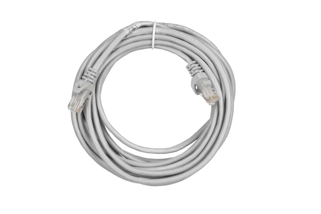 Патч-корд 2E САТ 5e, UTP, 5м, 26AWG, RJ45, 7/0.16, Cu, PVC, сірий