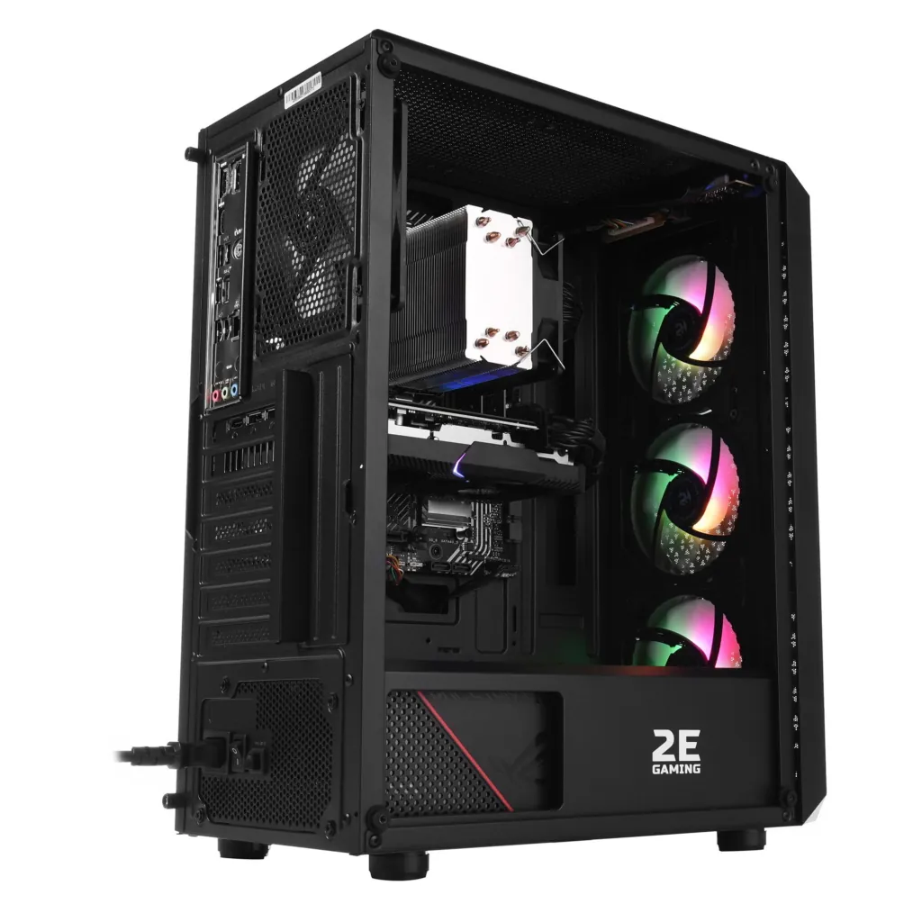 2E 2E PC Complex Gaming AMD R5-5600, 16Gb, F1TB, NVD3060TI-8, B550, G338, 650W, FreeDos
