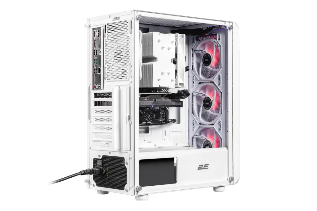 2E 2E PC Decimal Intel i7-12700F, 16Gb, F1TB, NVD3060-12, B660, G338W, 700W, FreeDos, White