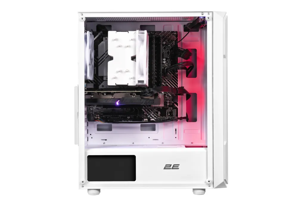 2E 2E PC Decimal Intel i7-12700F, 16Gb, F1TB, NVD3060-12, B660, G338W, 700W, FreeDos, White
