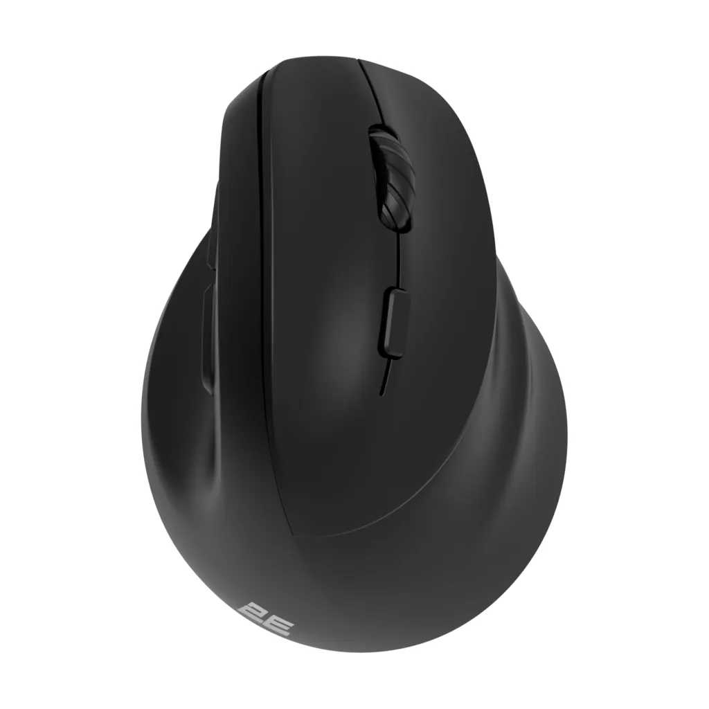 Мышь 2E MF325 Silent, WL/BT, вертикальная, чёрный