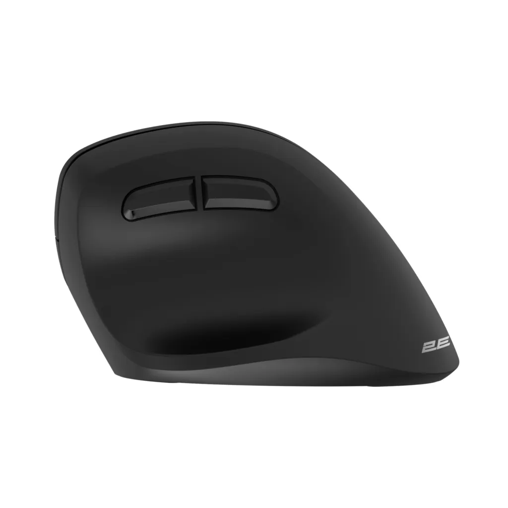 Мышь 2E MF325 Silent, WL/BT, вертикальная, чёрный