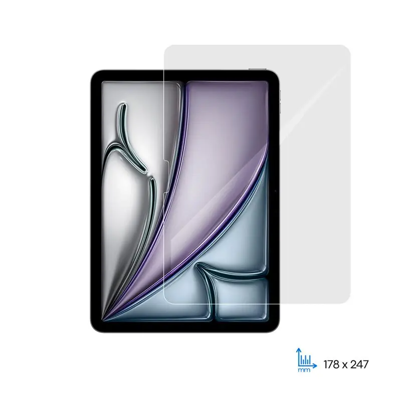 Защитное стекло 2E для iPad Air 11″ (2024-2025), 2.5D, прозрачный