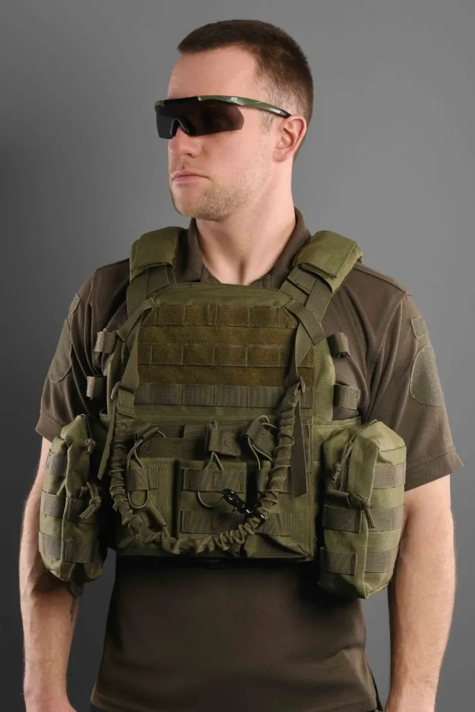 2E Military Plate Carrier Type1, Molle, OD Green