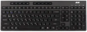 2E Keyboard membrane KS280 120key, WL/BT, EN/UK/RU, silent, black-grey