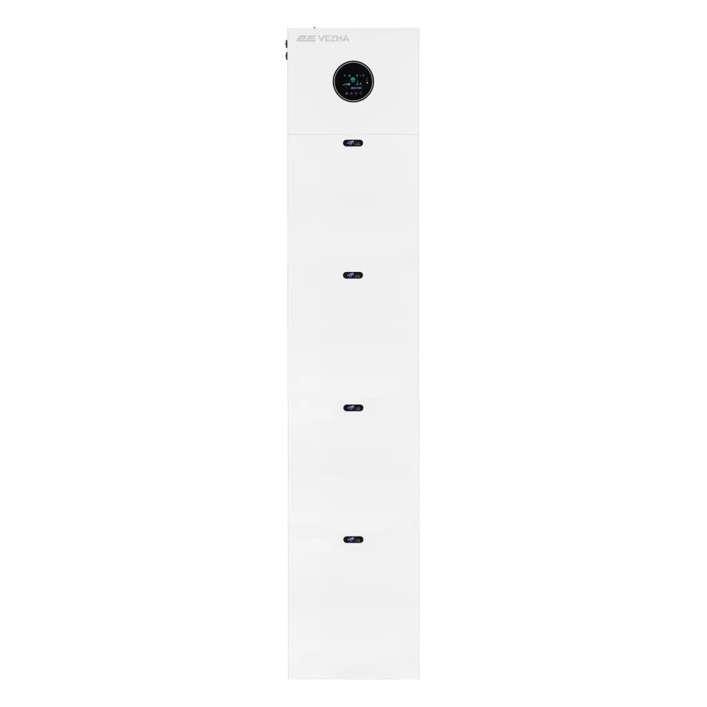 Система резервного живлення 2E PowerWall Vezha, 5000 Вт, 20.48 кВт/год, MPPT 5.5 кВт, WiFi, розширення ємності, паралельне підключення