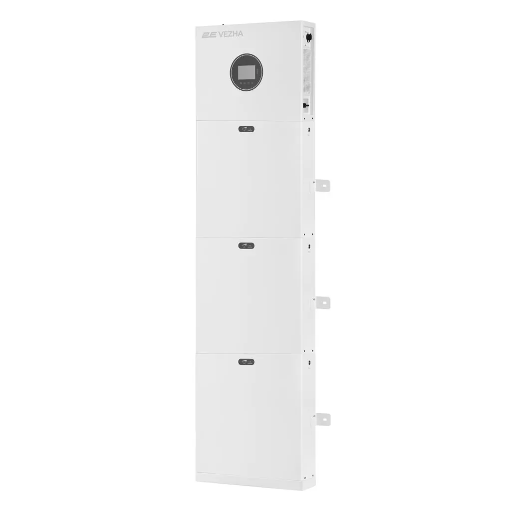 Система резервного живлення 2E PowerWall Vezha, 5000 Вт, 15.36 кВт/год, MPPT 5.5 кВт, WiFi, розширення ємності, паралельне підключення