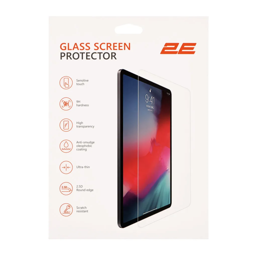 2E Protective glass for iPad Pro 11 (2024), 2.5D, clear