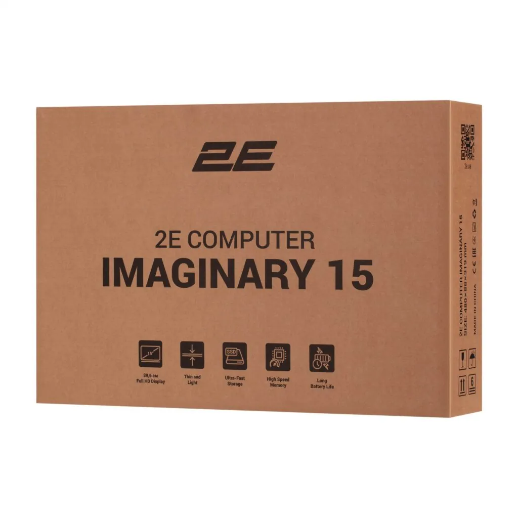 2E Notebook Imaginary 15.6″ FHD IPS AG, Intel i5-1335U, 16GB, F256GB, UMA, Win11PE, Black