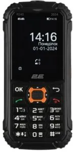 Мобильный телефон 2E R240 2025 2.4″ 2SIM, 2500мА•ч, черный